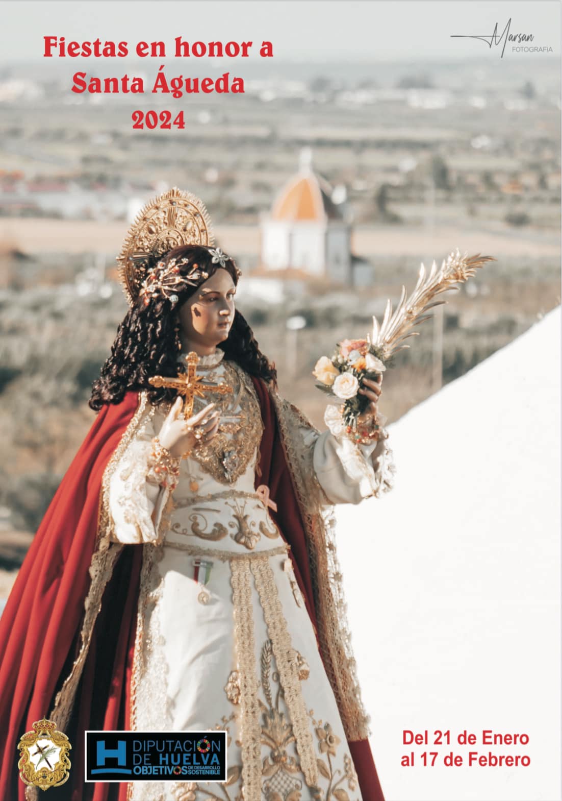 Fiestas patronales en honor a Santa Águeda 2024 Villalba del Alcor